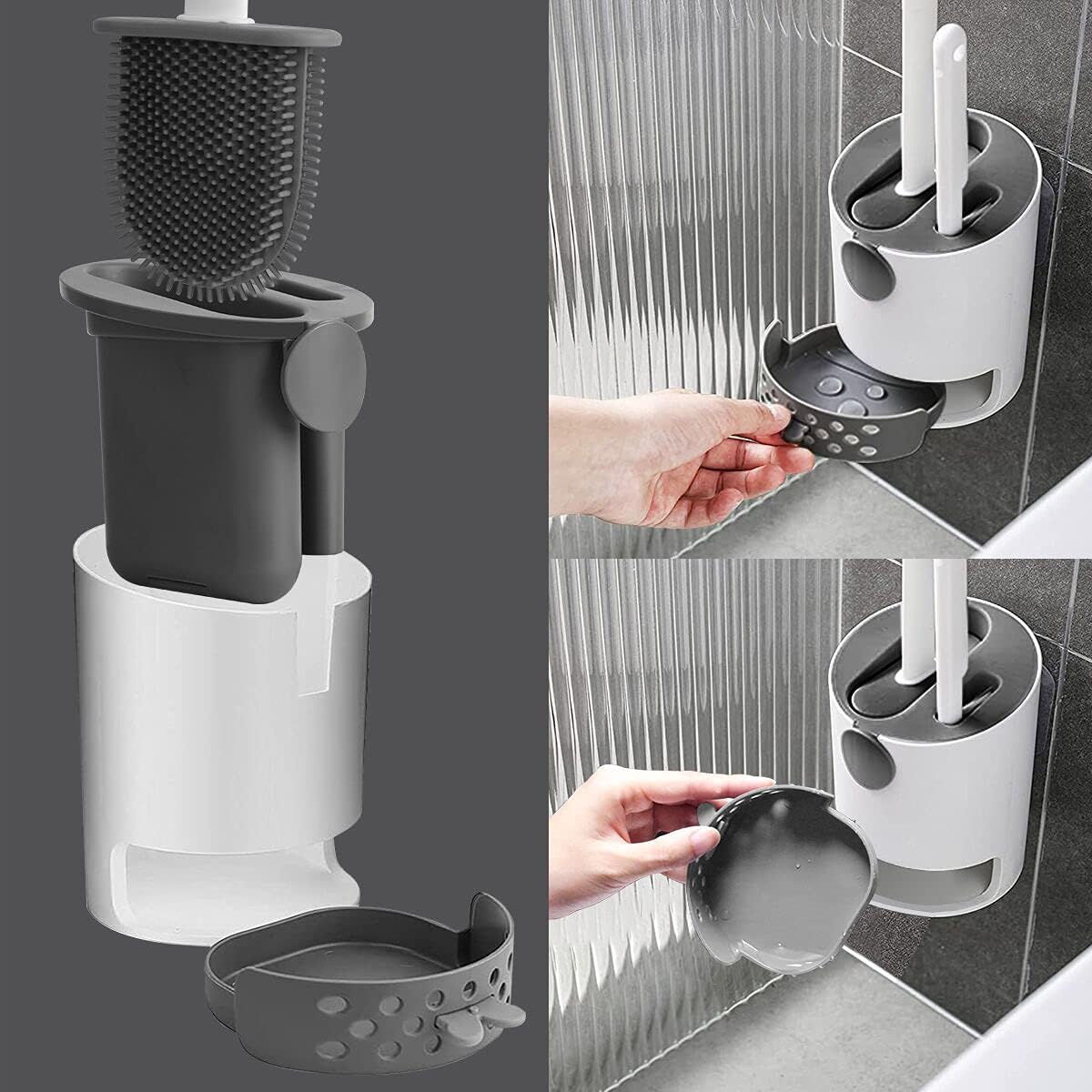 2 in 1 Toilet Brush Set