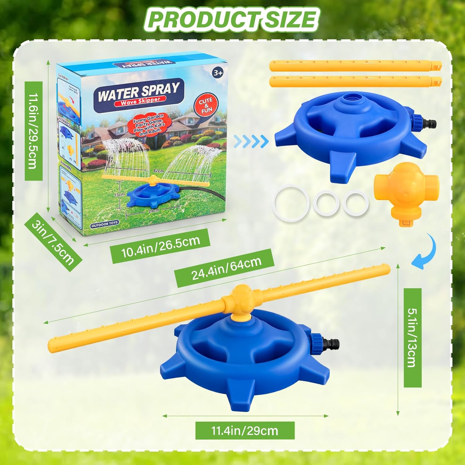 360° Rotating Water Sprinkler