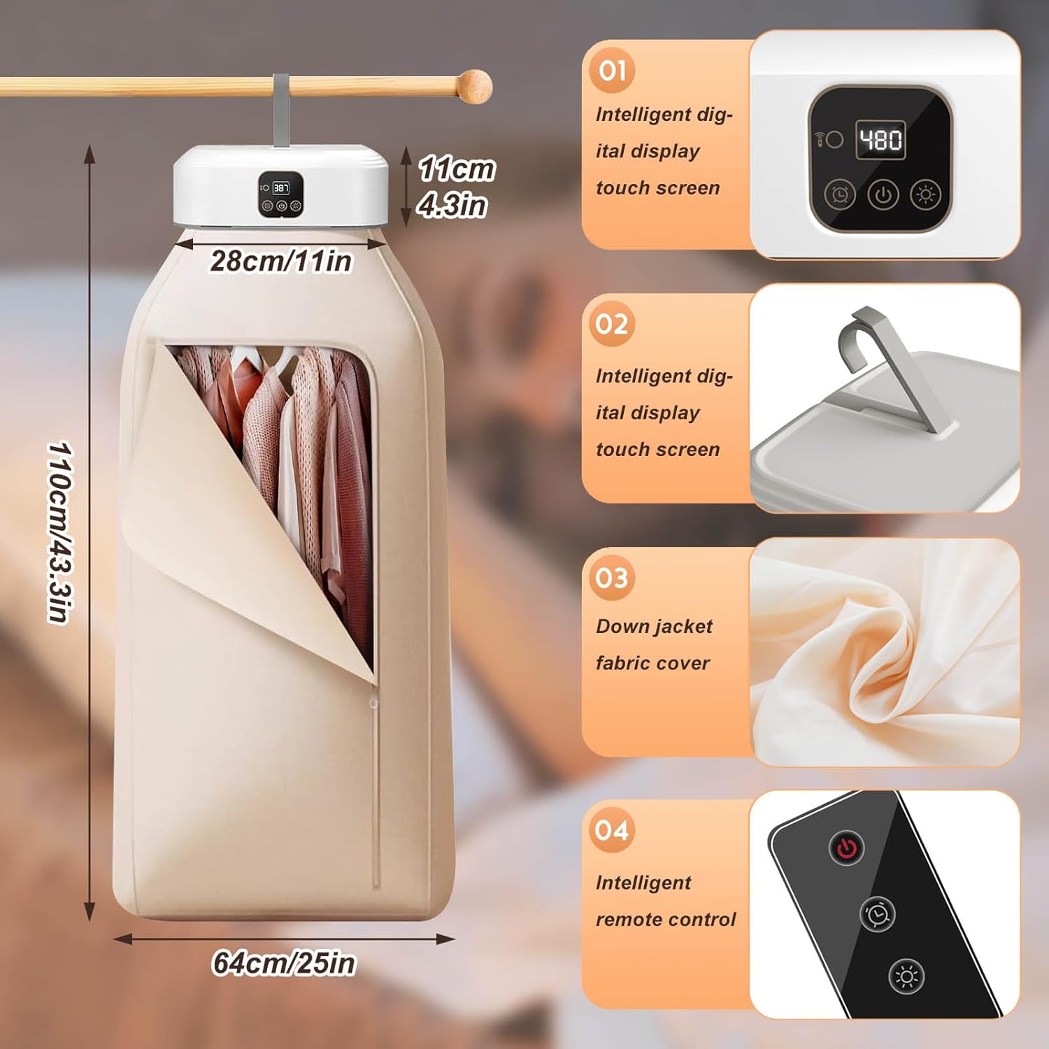 Electric Portable Clothes Dryer