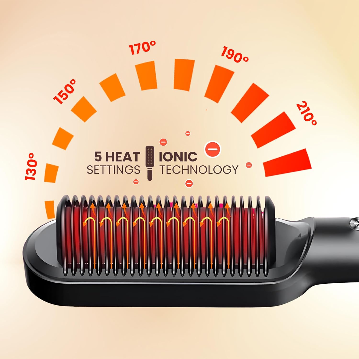 2-in-1 Hair Straightening Comb