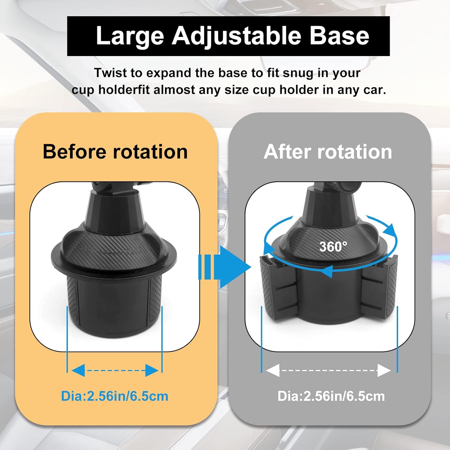 Car Food Tray Phone Slot