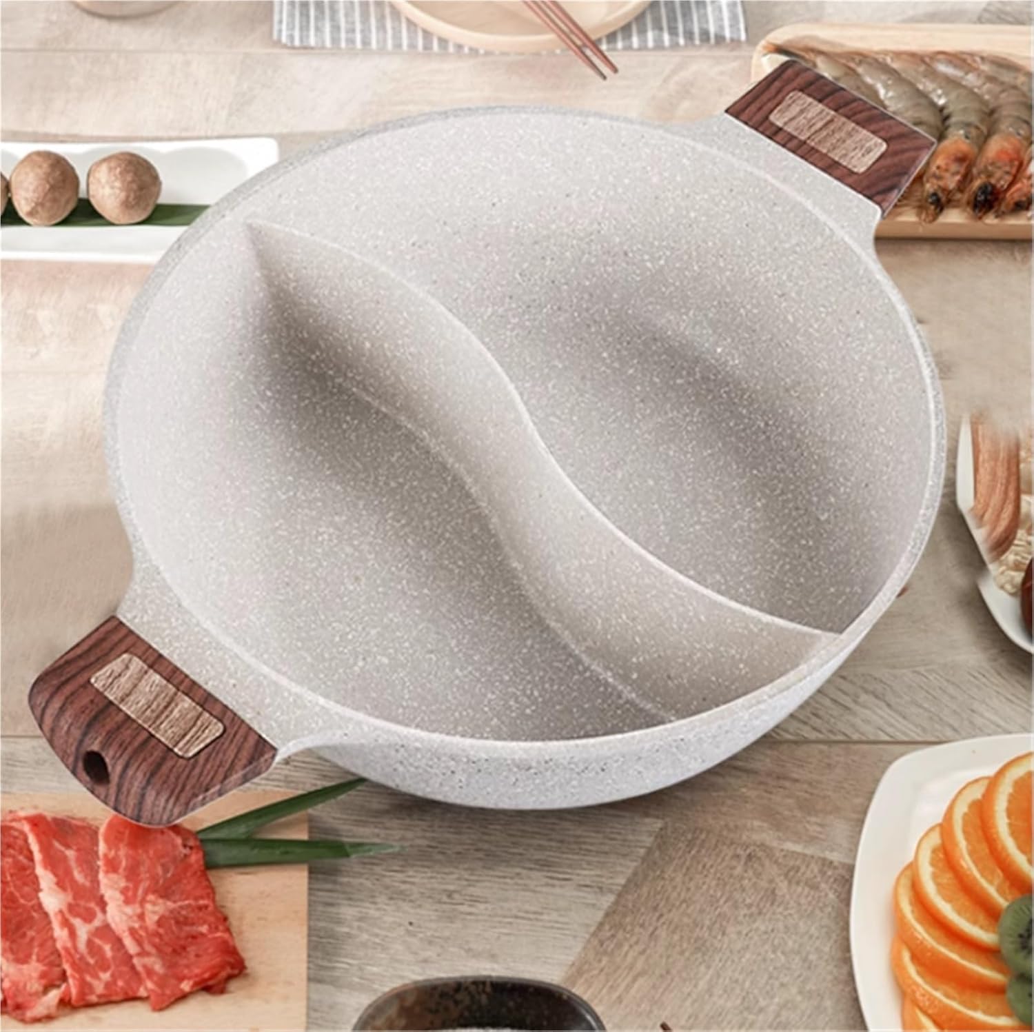 2-in-1 Divided Hot Pot