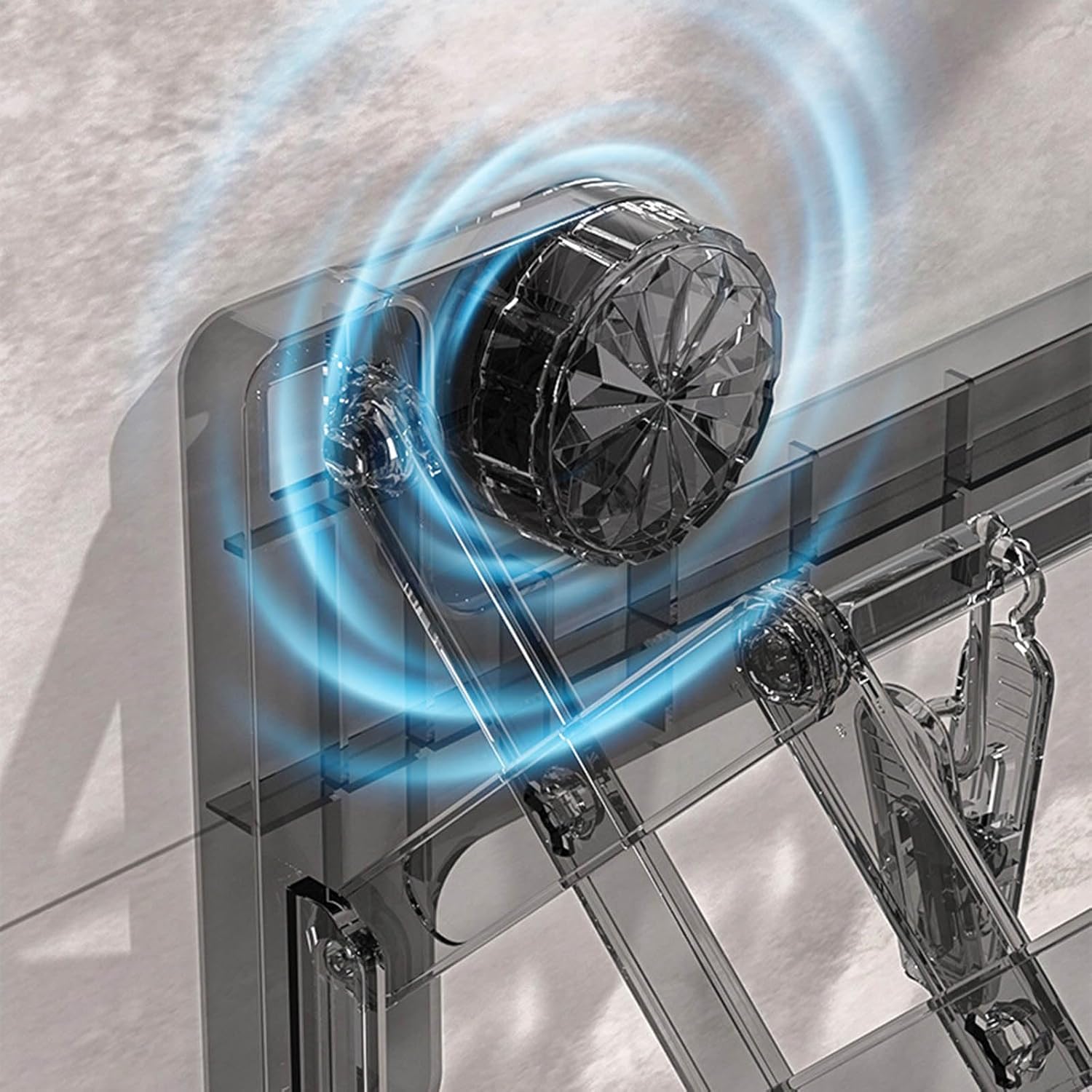 Foldable Suction Clothes Drying Rack