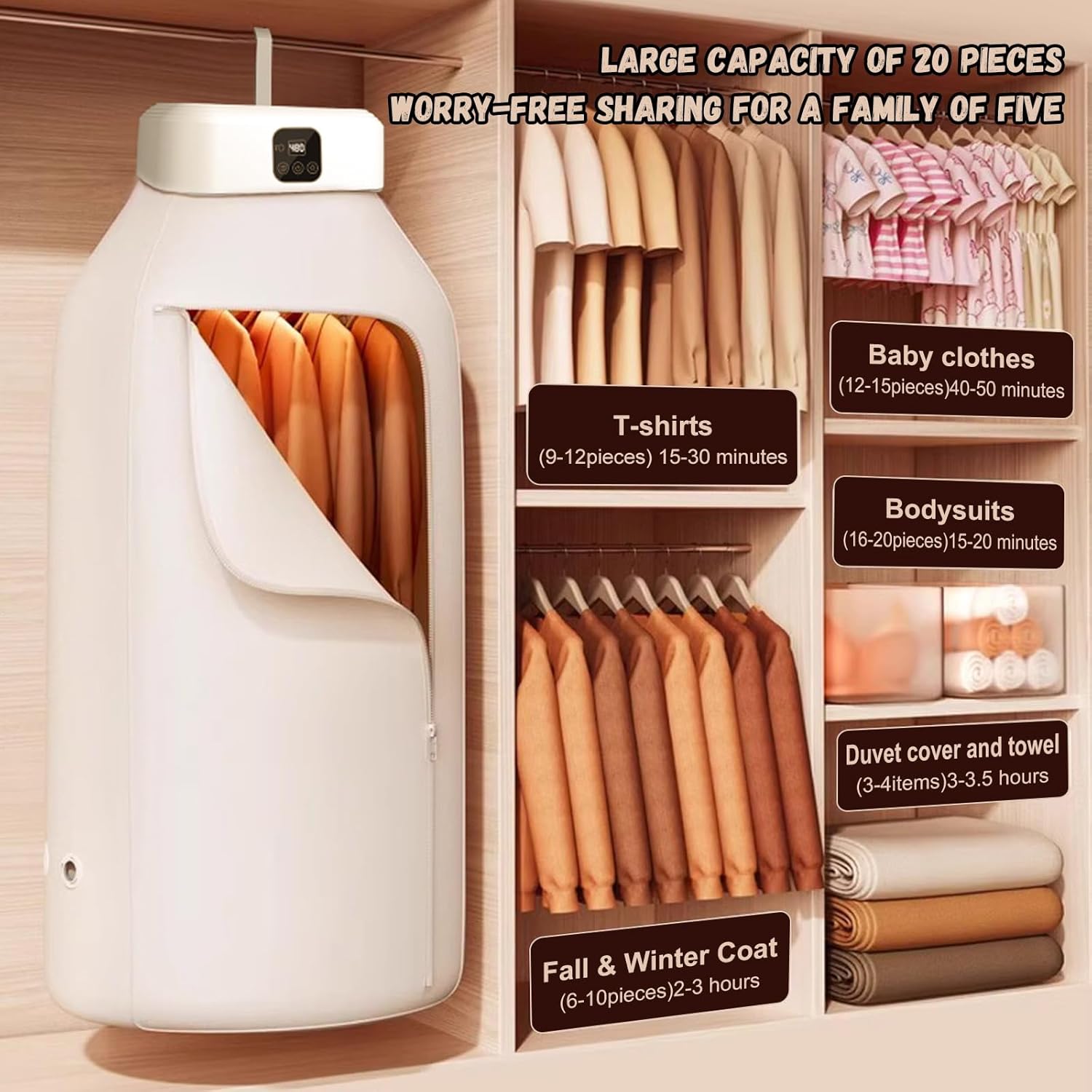 Electric Portable Clothes Dryer