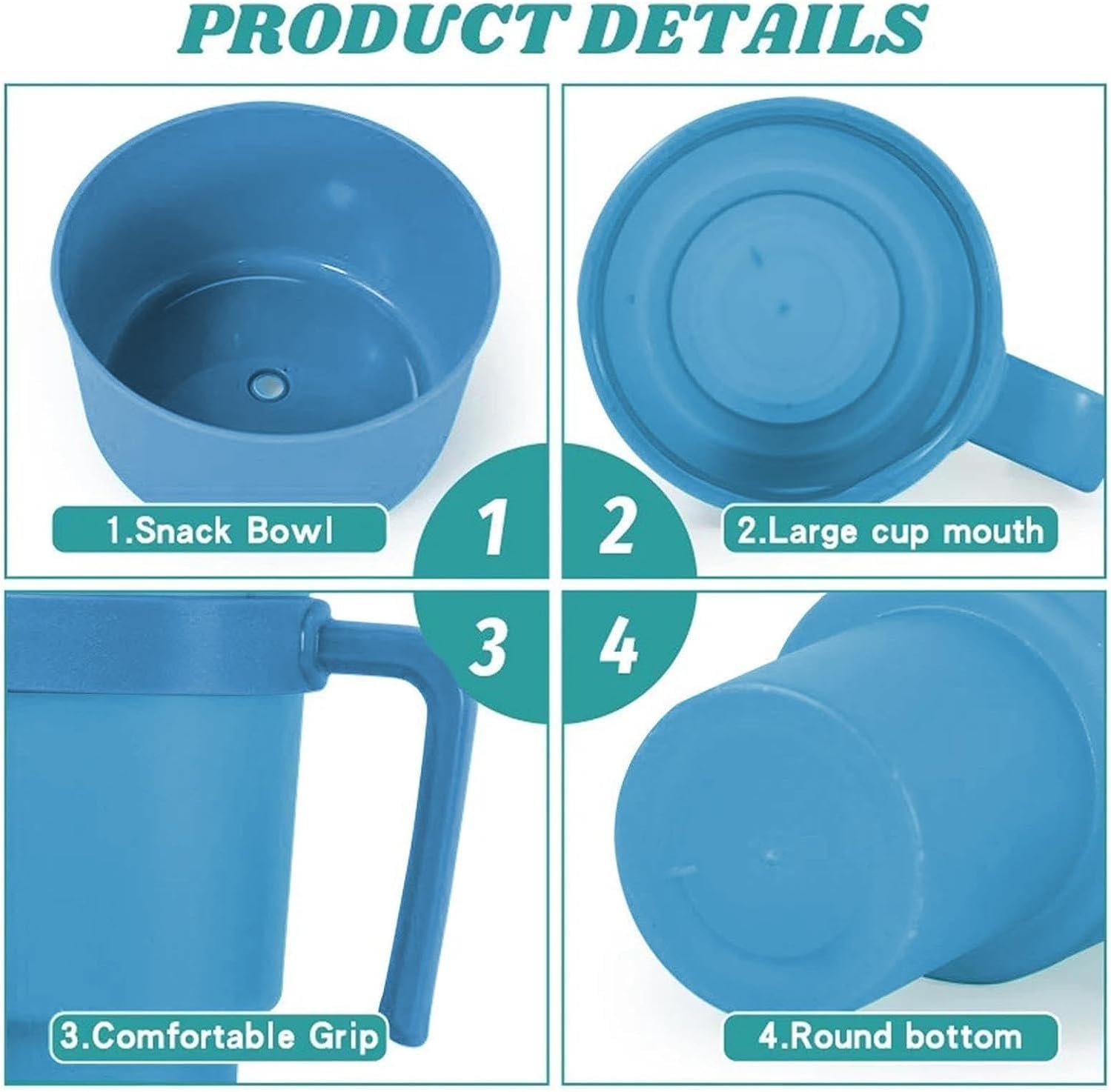 2 in 1 Snack & Drink Cup