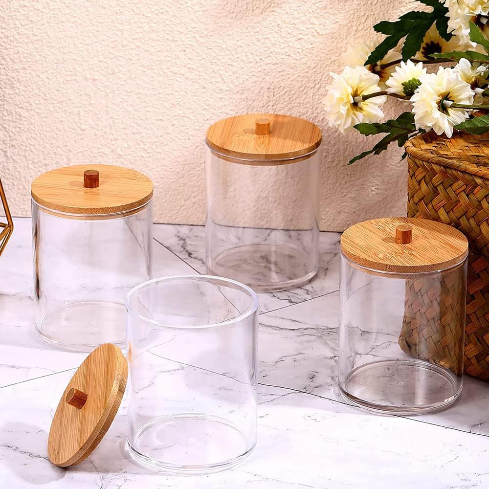 Bamboo-Lid Storage Jar