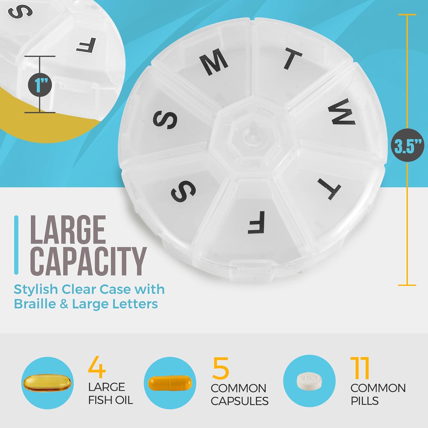 Seven Days Pill Organizer