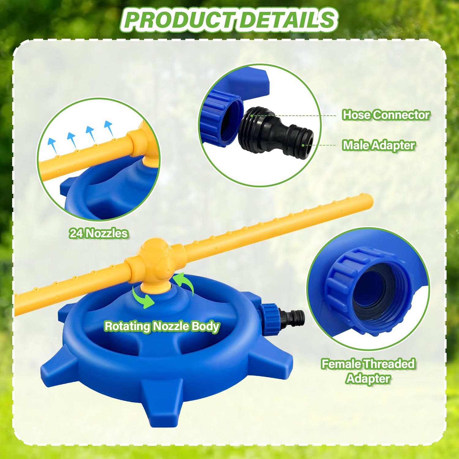 360° Rotating Water Sprinkler