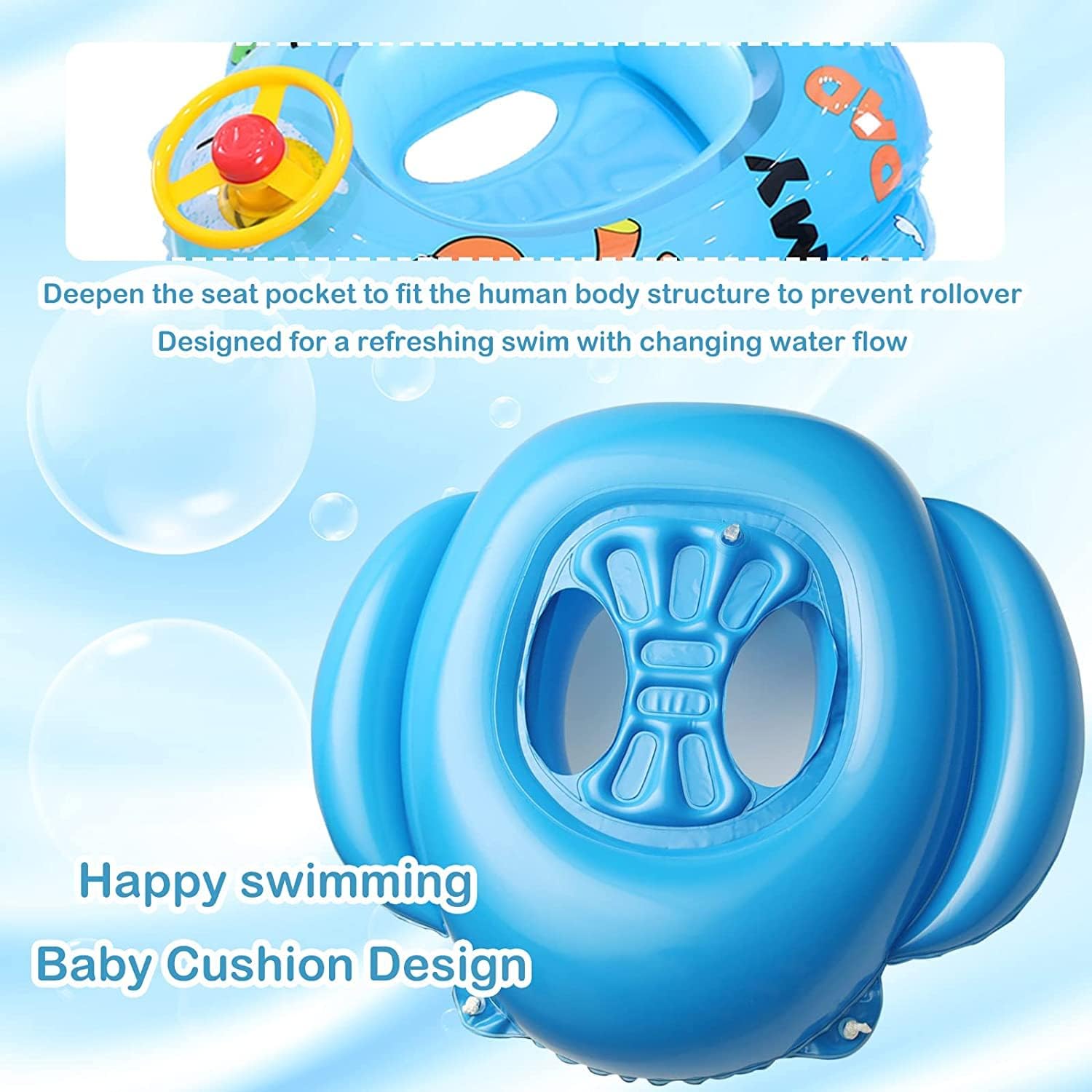 Baby Swim Float with Steering Wheel