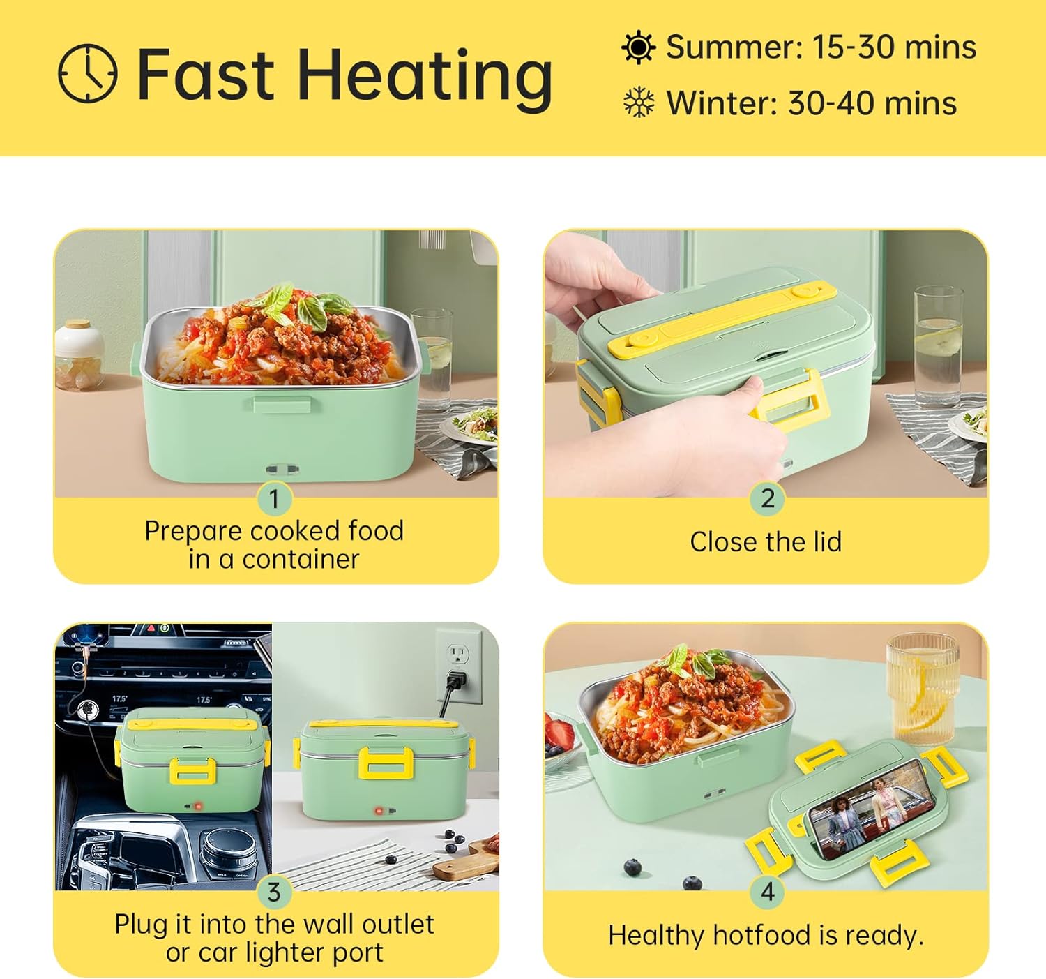 Electric Heating Lunch Box
