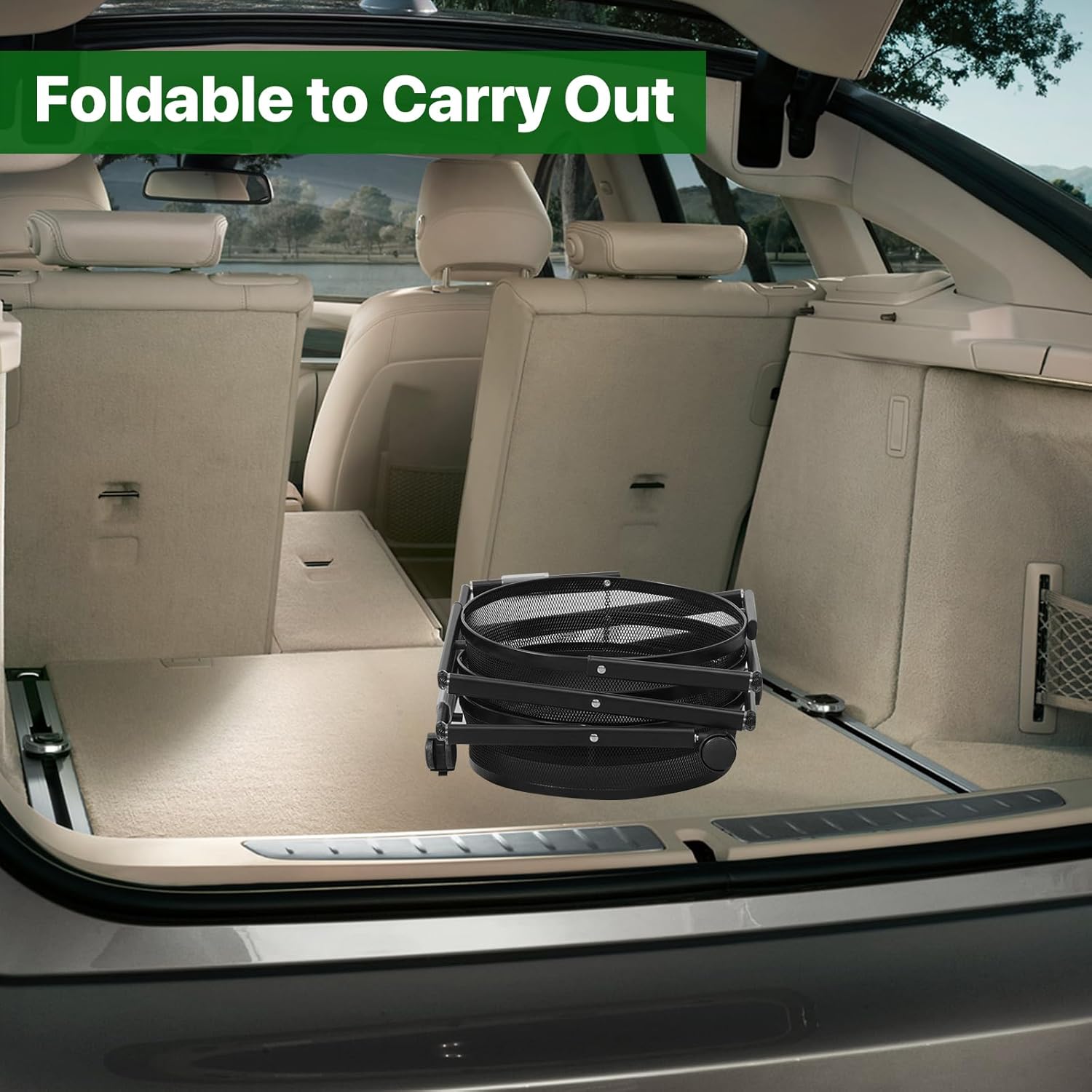 3 Layer Rolling Foldable Cart