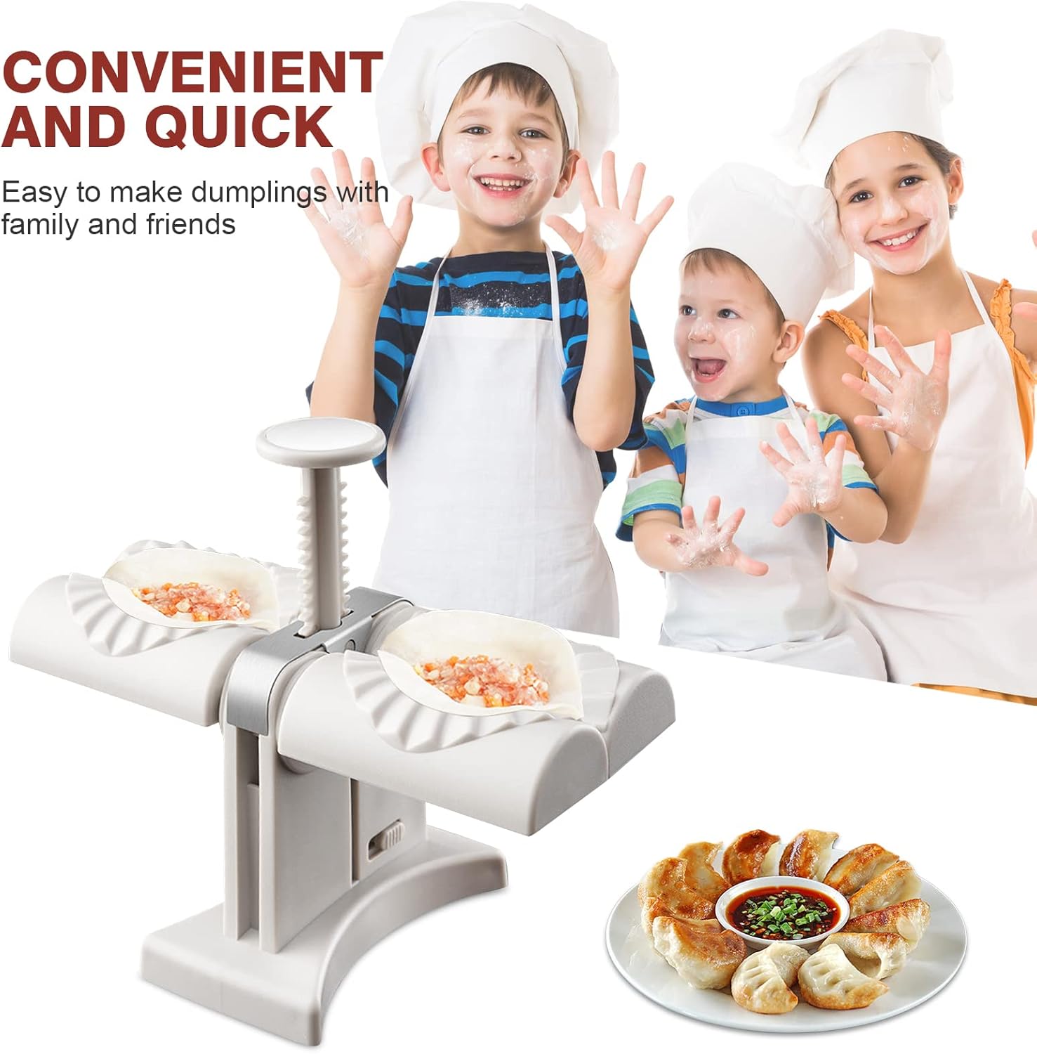 Double-Headed Dumpling Maker