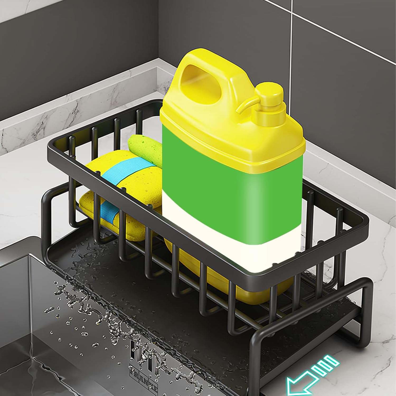 Kitchen Sink Rack with Quick Drain