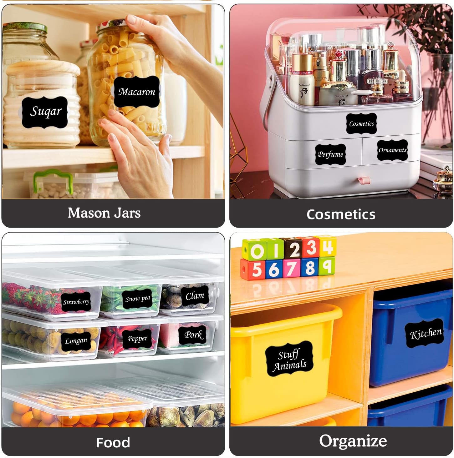 Reusable Label Stickers (Pack of 36)