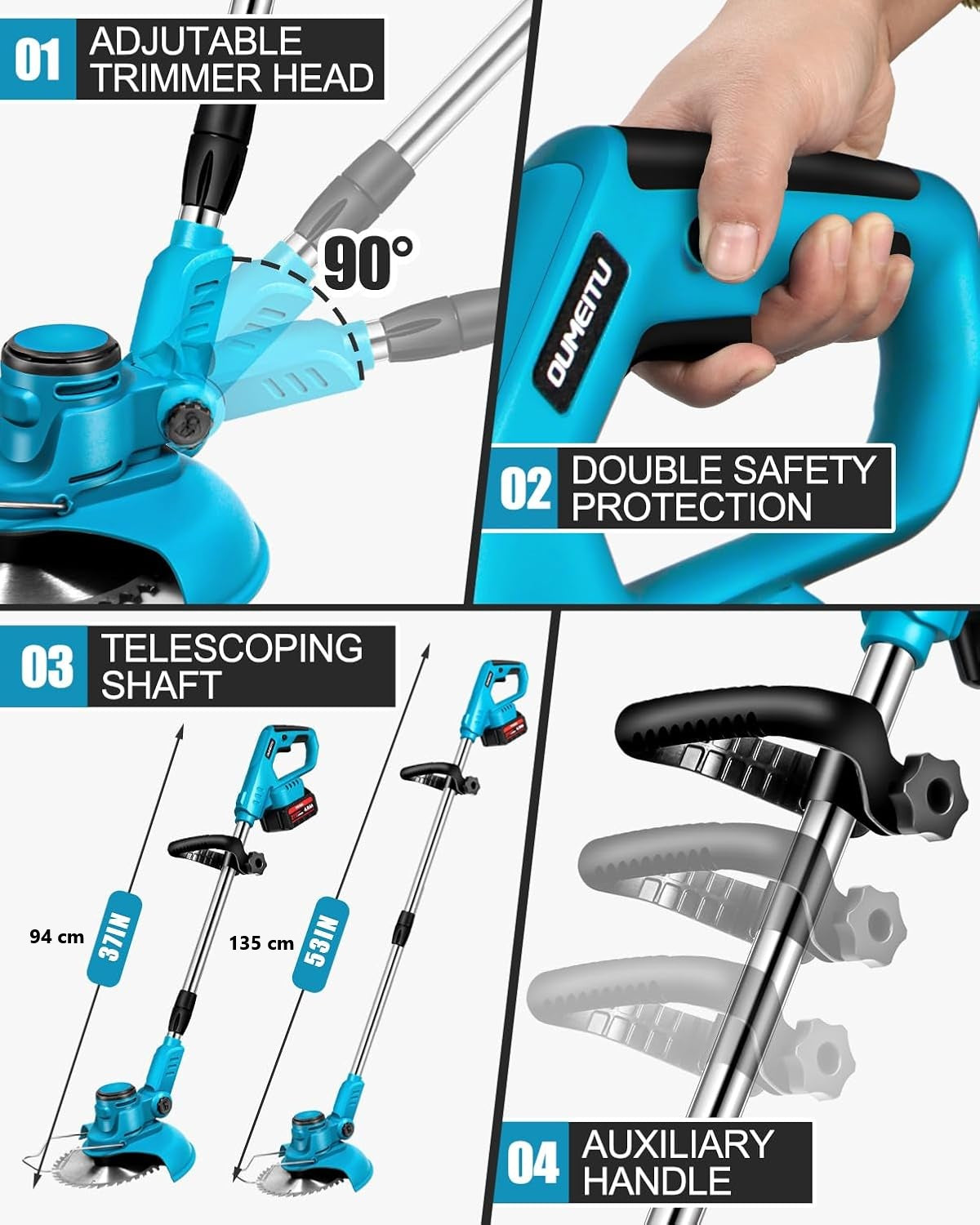 21V Cordless Grass Trimmer