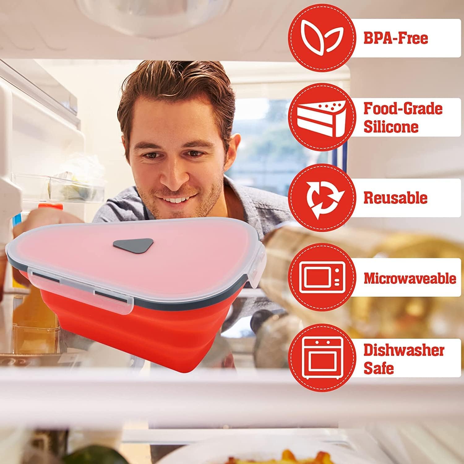 Adjustable Pizza Storage Container