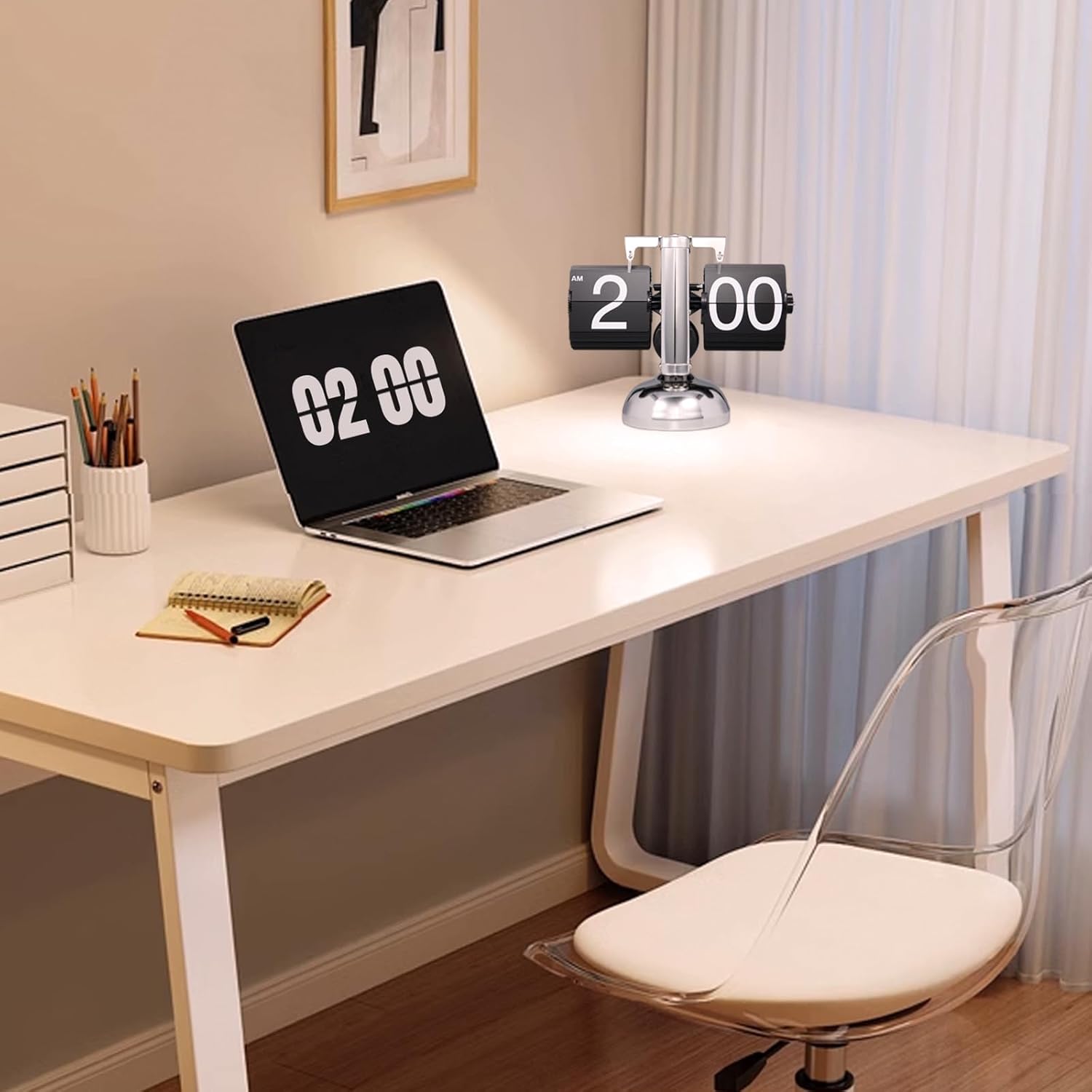 Desk Clock Retro Style