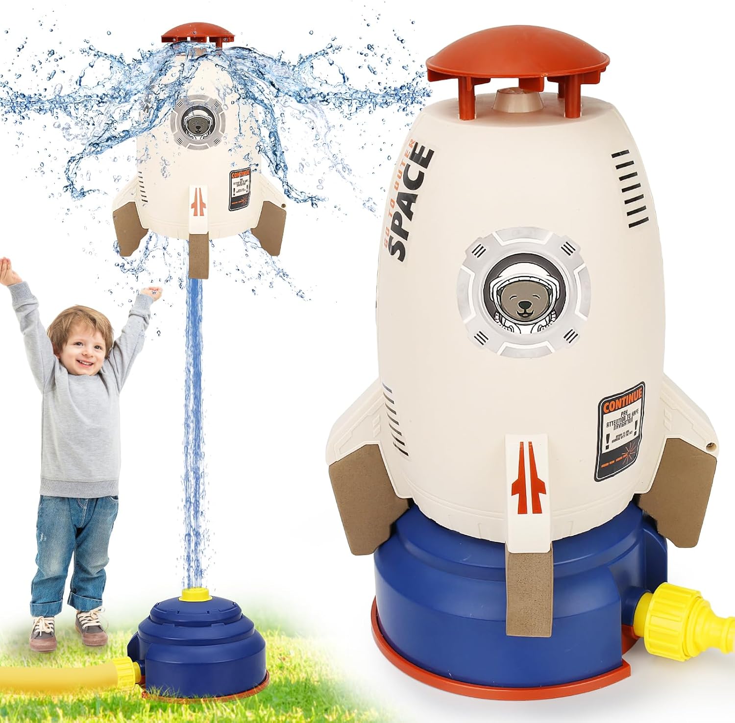 Rocket Water Sprinkler + 3M Hose