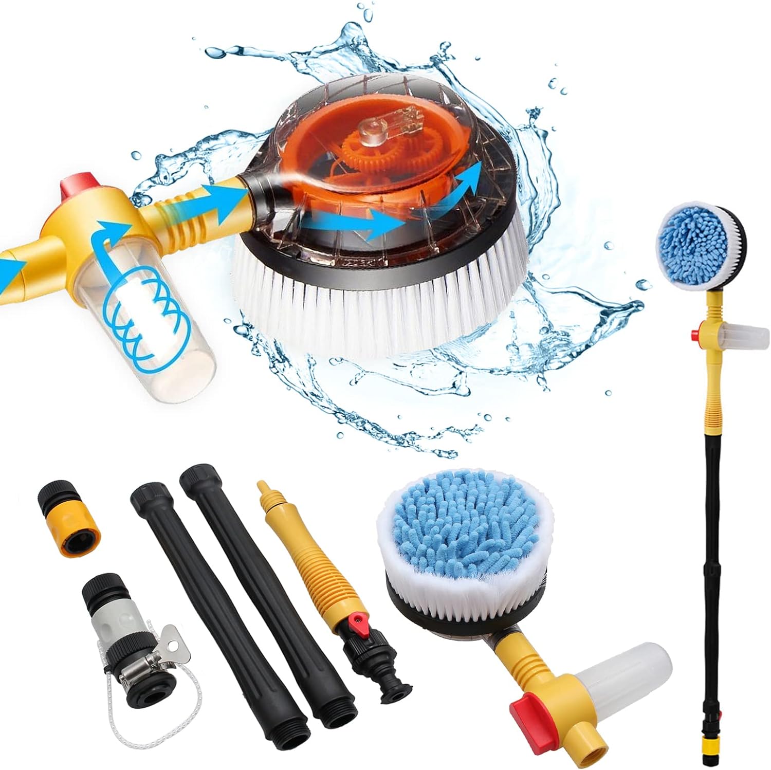 Car Wash Rotating Brush Kit