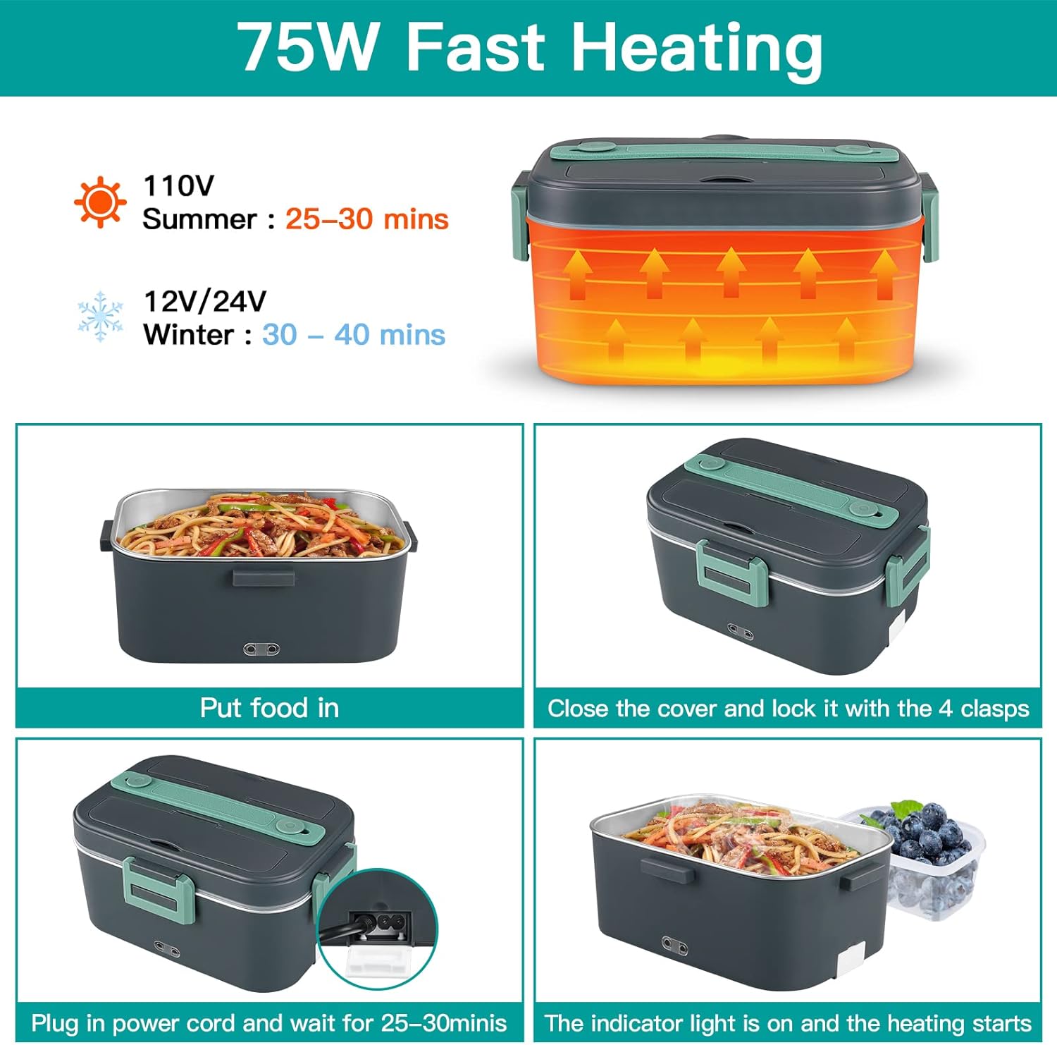Electric Heating Lunch Box