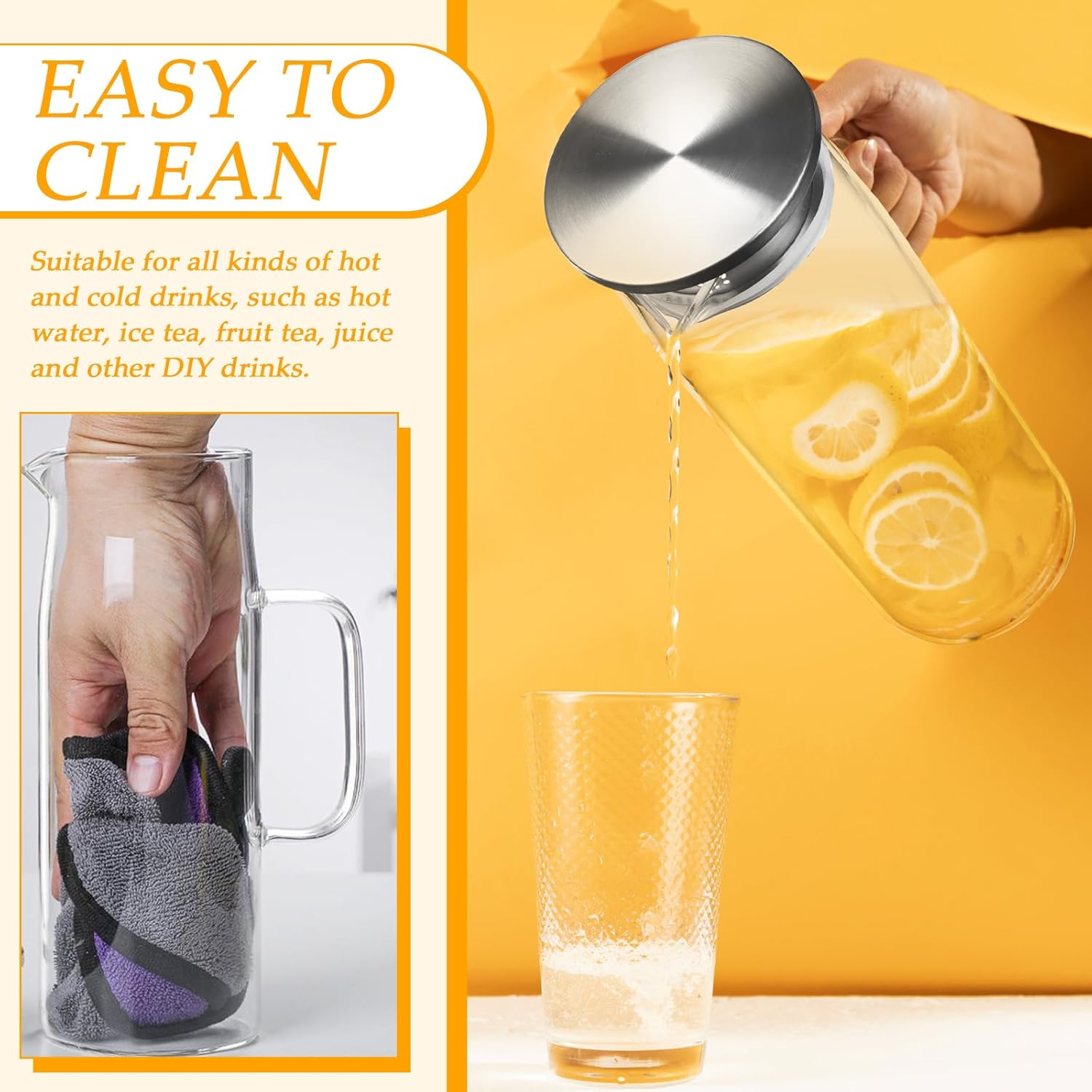 Borosilicate Glass Bottle 1.5L