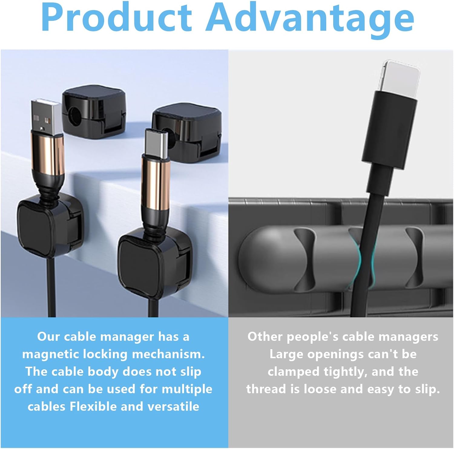 Magnetic Cable Organizer (6 Pieces)