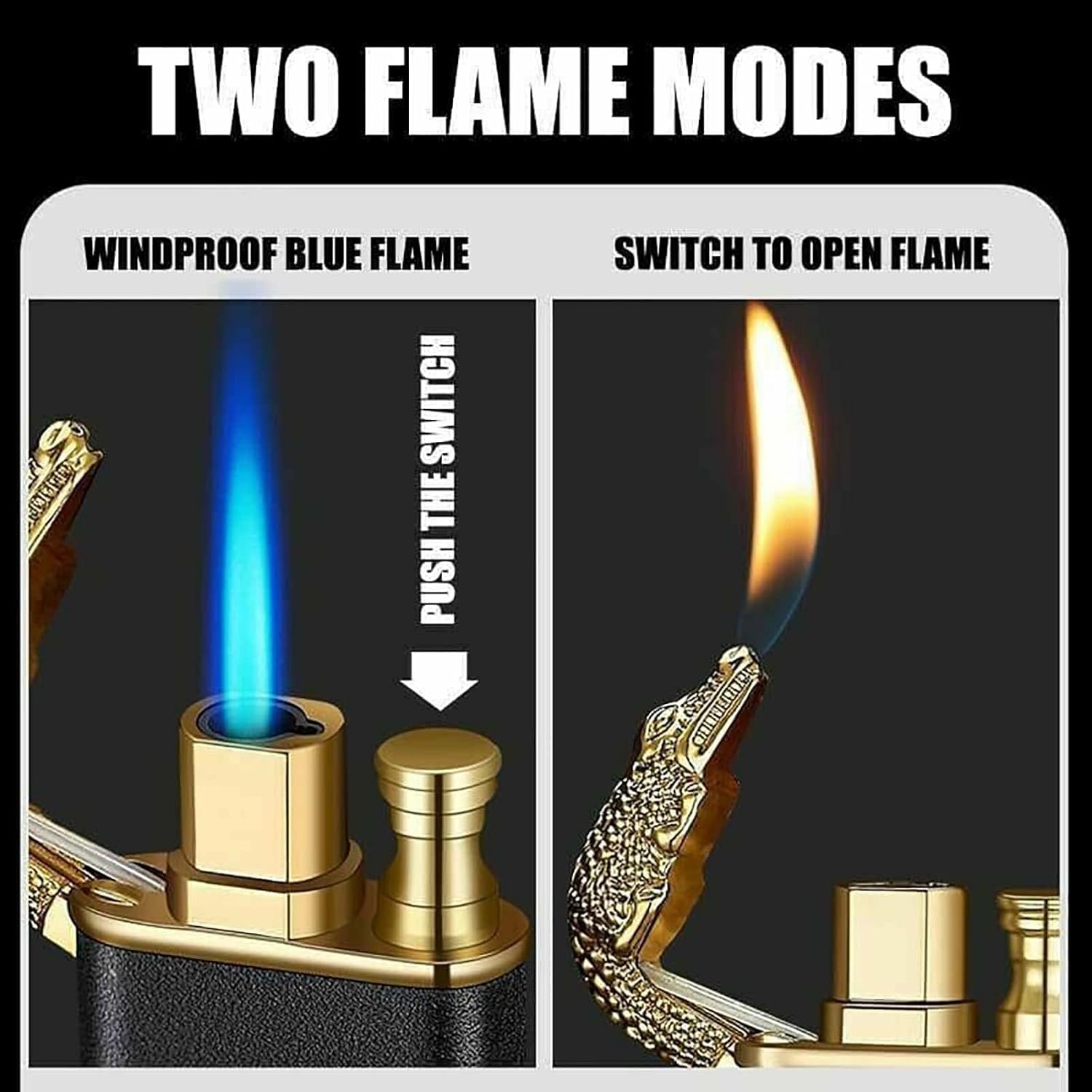 2 in 1 Crocodile Lighter