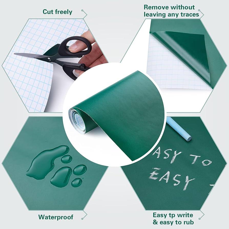 Blackboard Wall Sticker with 5 Free chalks (طبشور) - 961stores