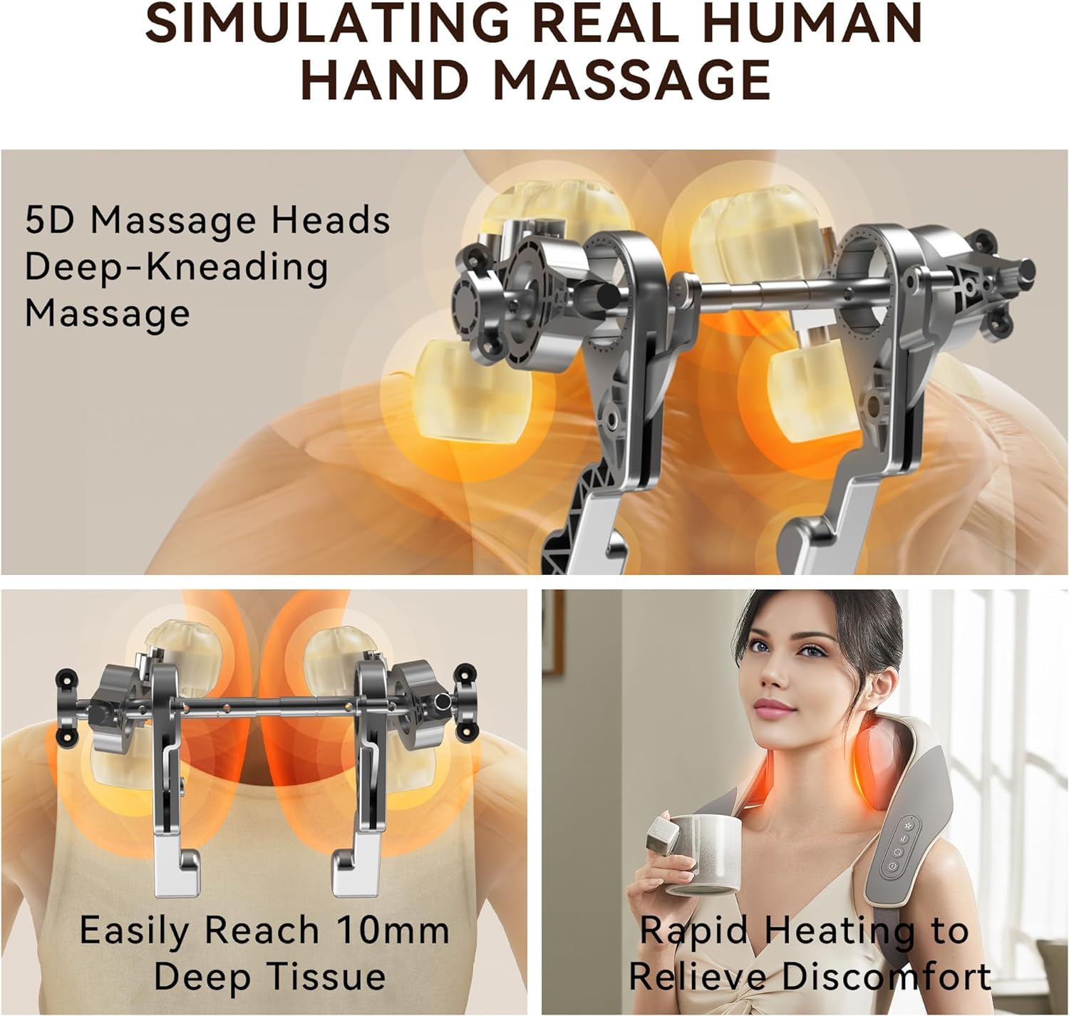 Neck and Shoulder Heat Massager