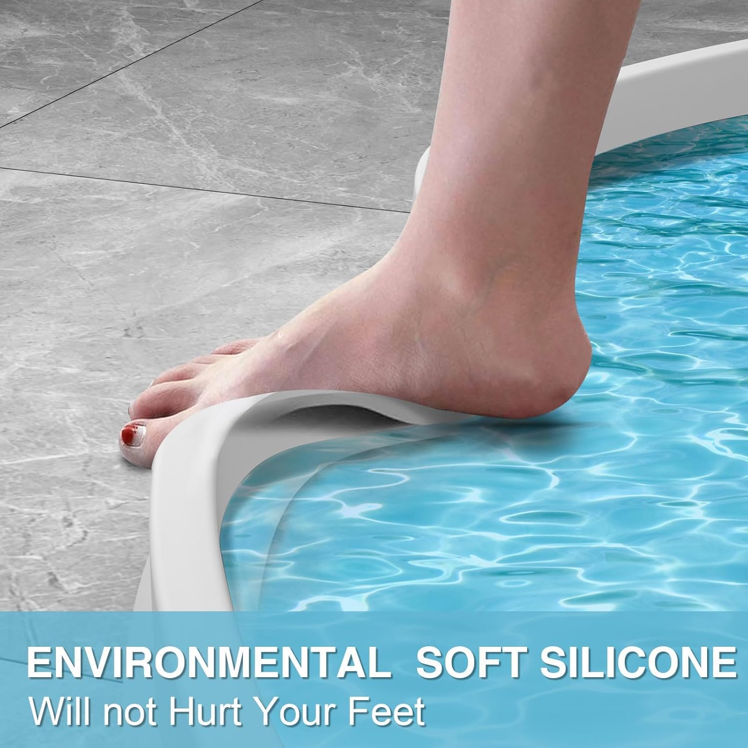 Silicone Shower Water Barrier Strip + Glue