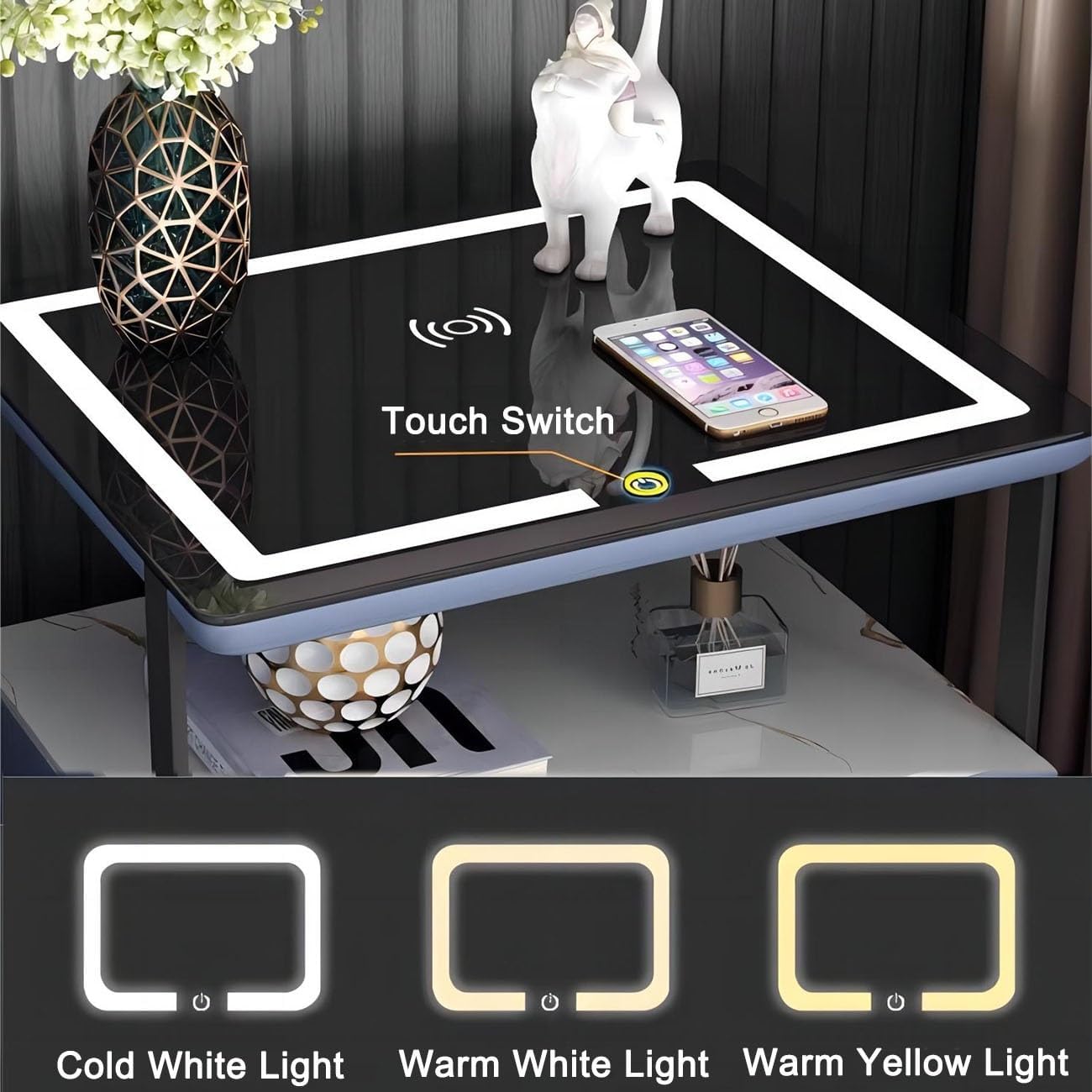 Smart Lock Bedside Table