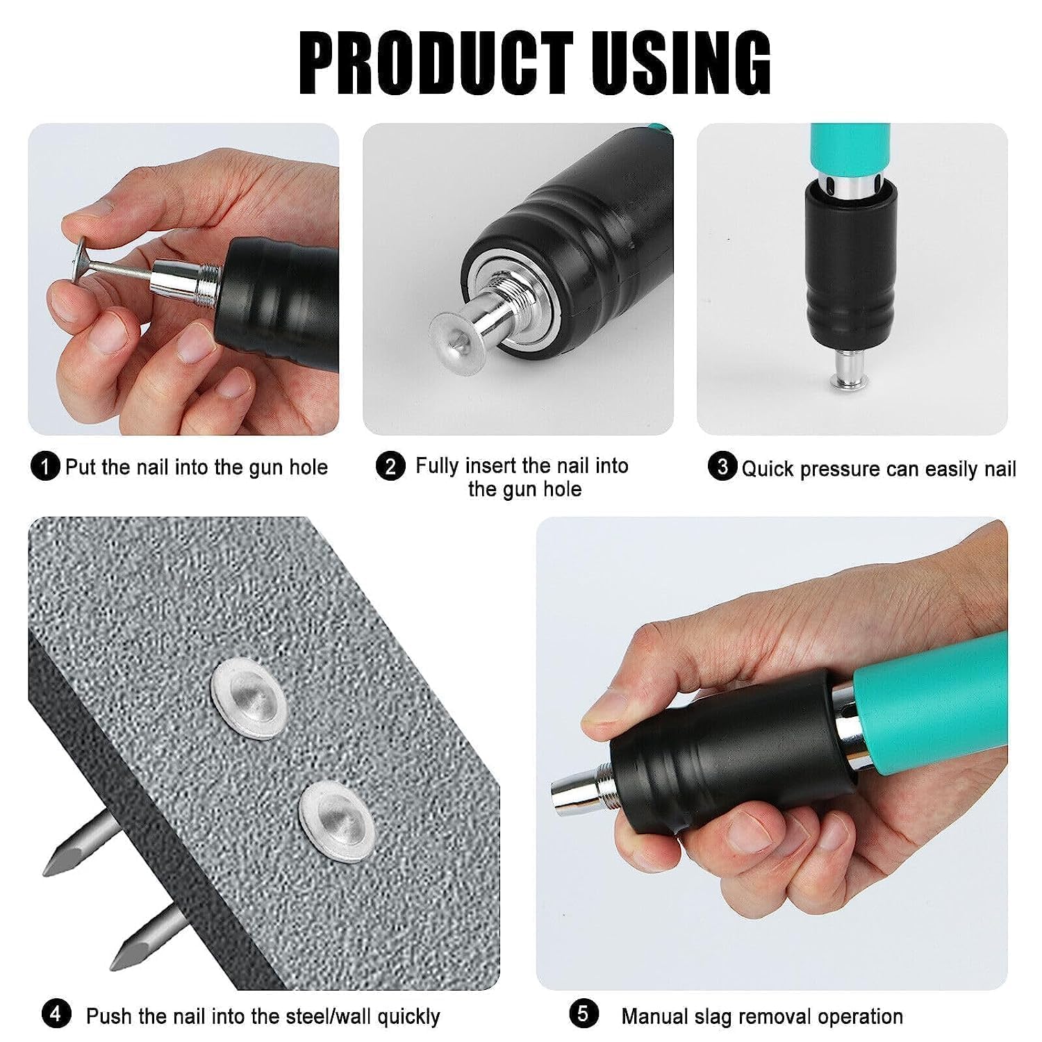 Manual Nail Gun Set