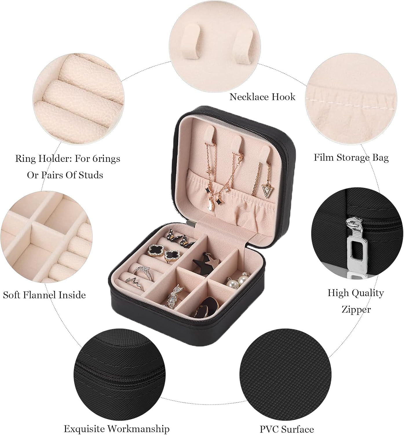 Portable Travel Jewelry Box
