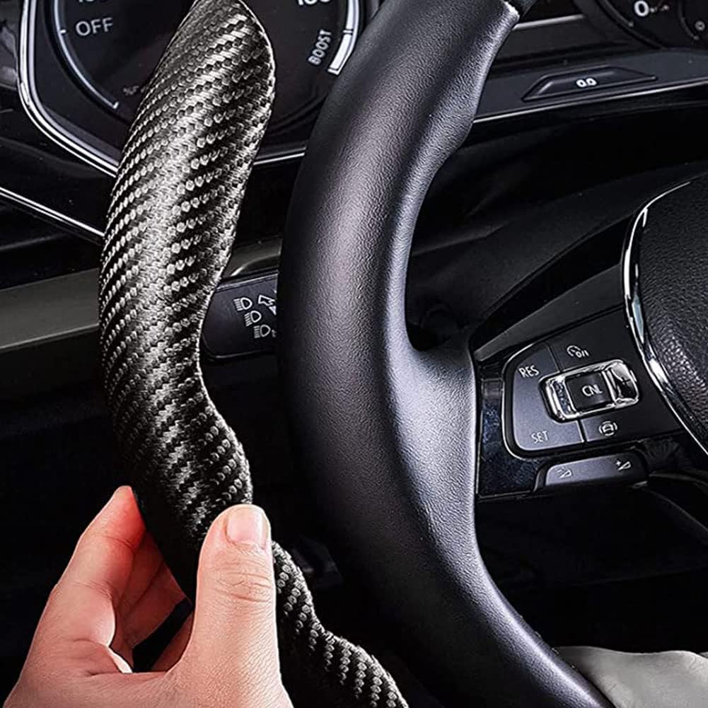 Carbon Fiber Steering Wheel Cover (Set of 2)