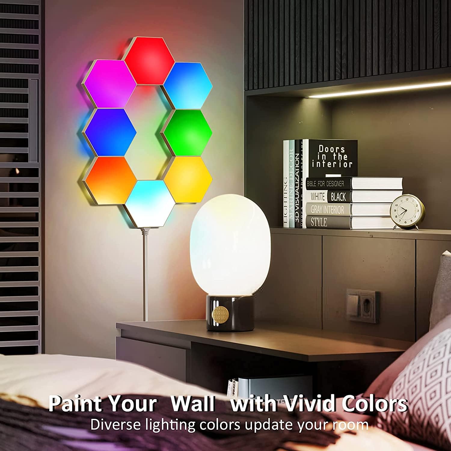 Smart Hexagon LED lights (6 PCS)