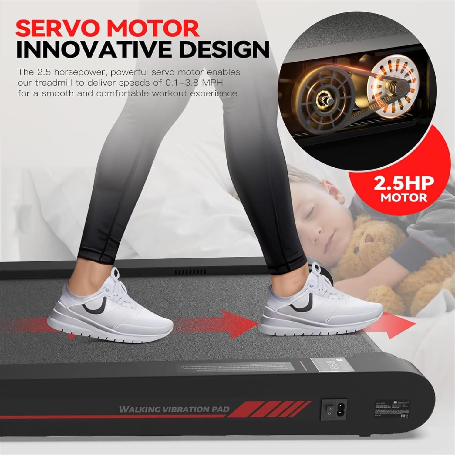 Treadmill With Vibration Pad