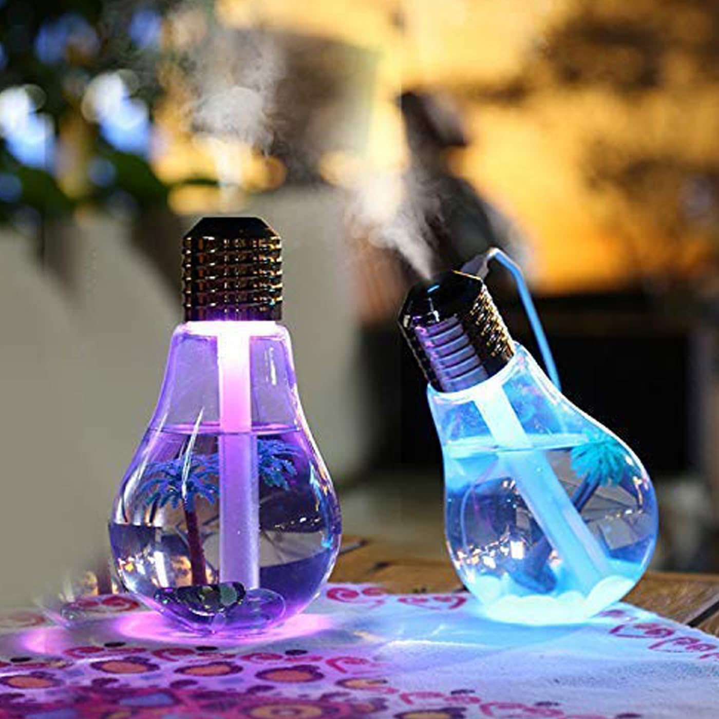 LED Light Bulb Humidifier