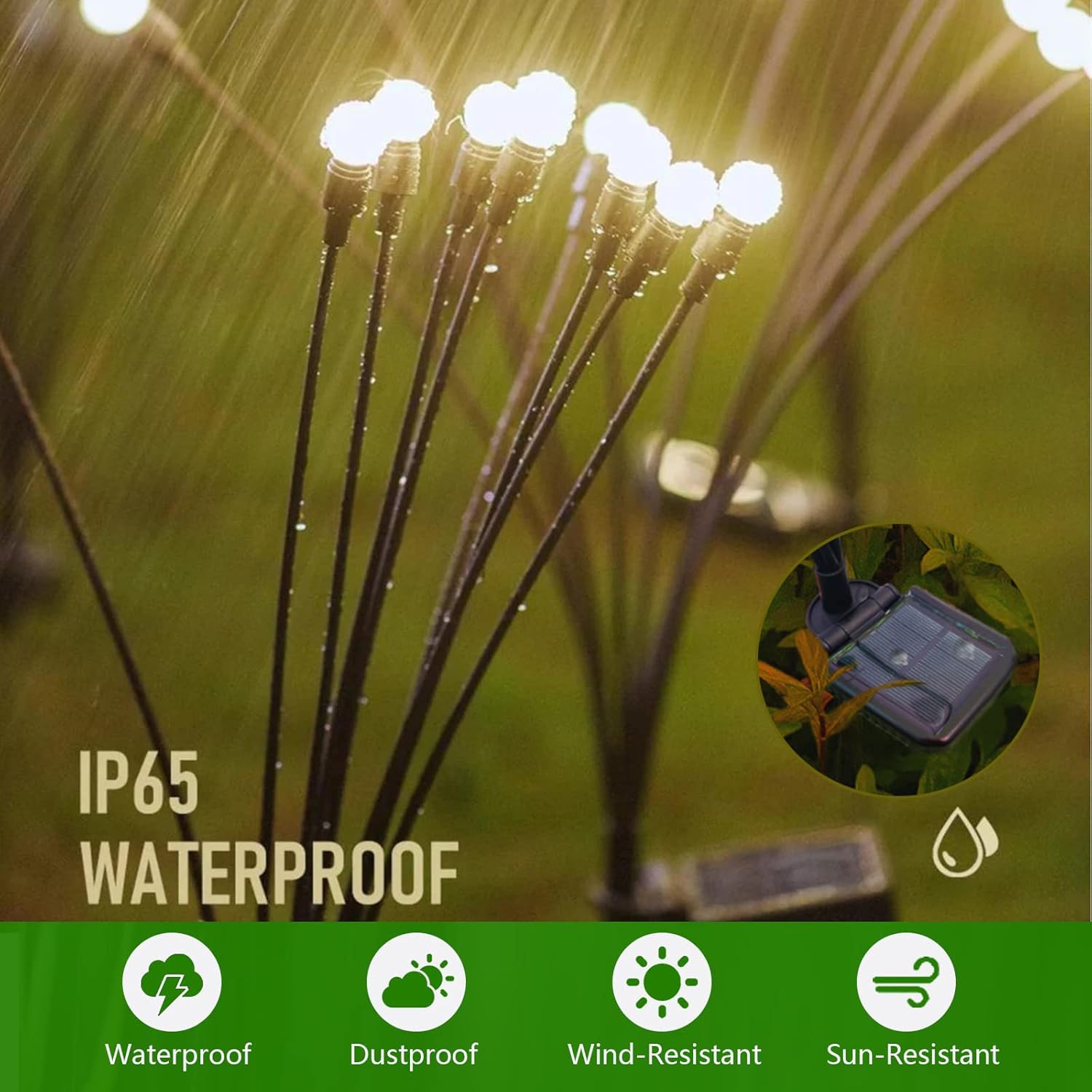 Solar Firefly Garden Lights