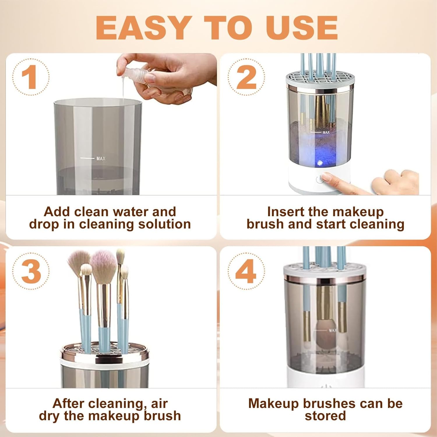 Electric Makeup Brush Cleaner