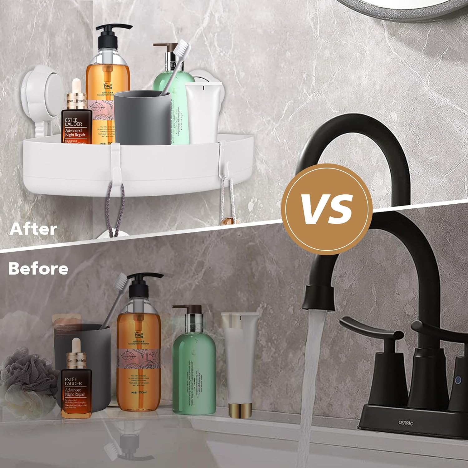 Corner Mounted Storage Rack