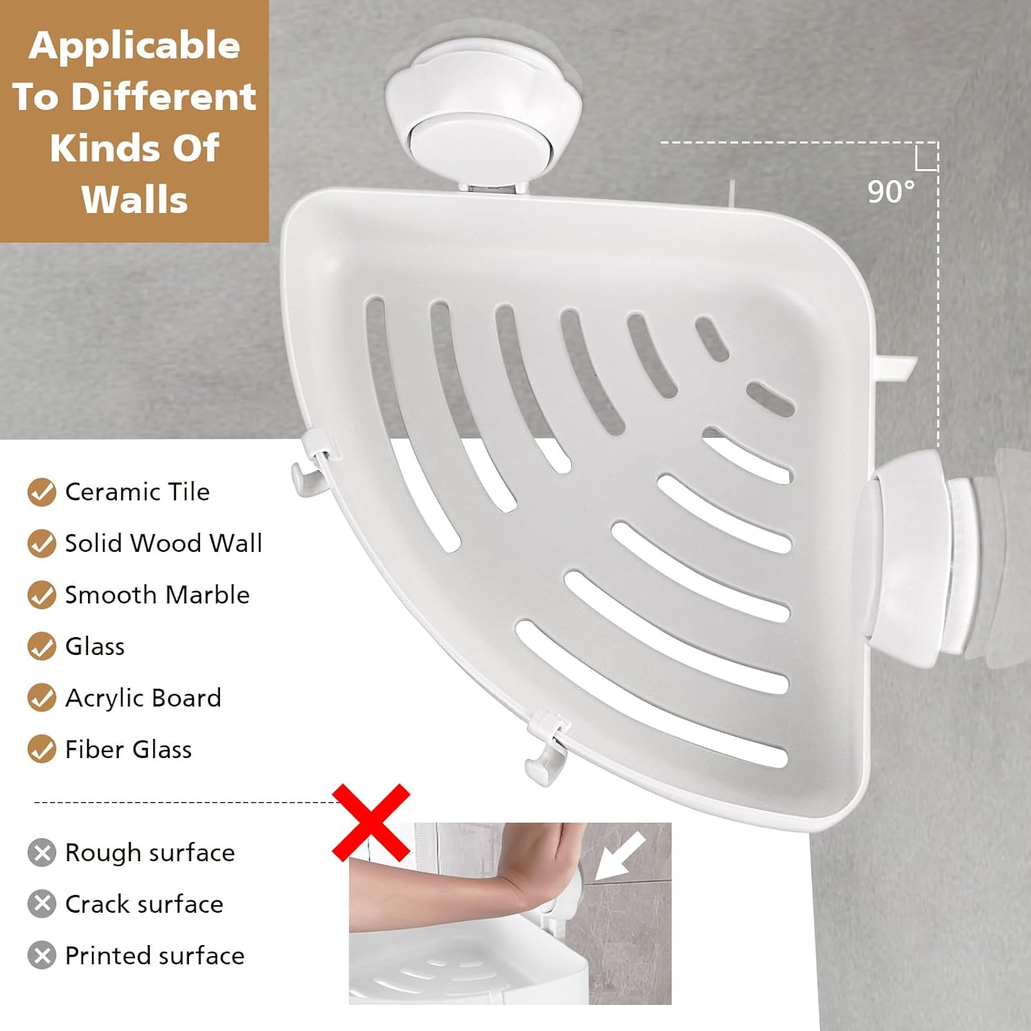 Corner Mounted Storage Rack