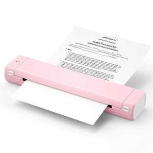 Portable Thermal A4 Printer + 10 Thermal Papers