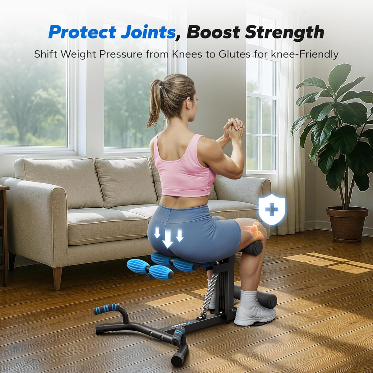 2-in-1 Squat & Push-Up Machine