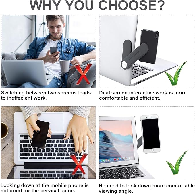 Laptop Phone Holder