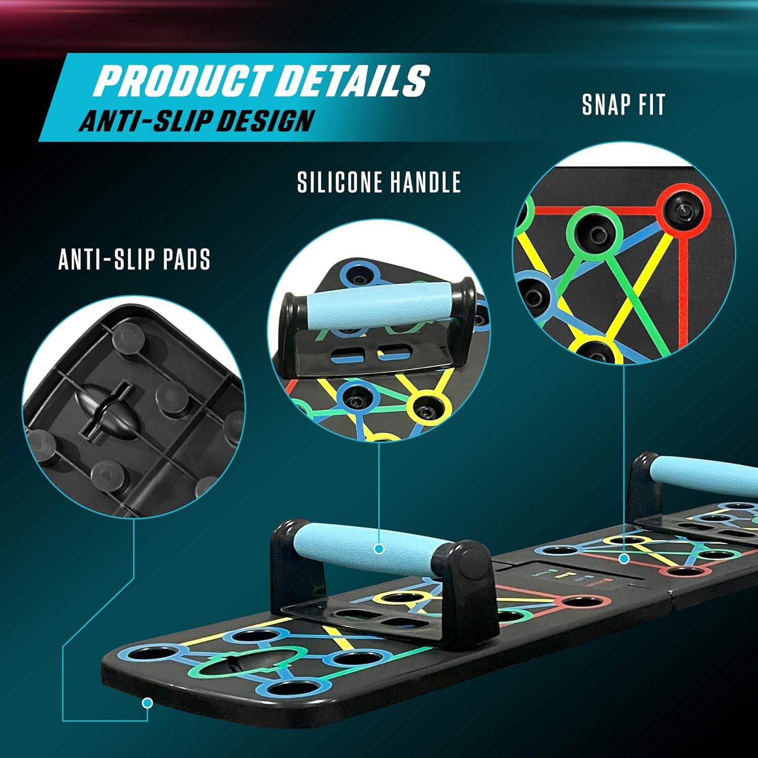 18 in 1 Foldable Push Up Board