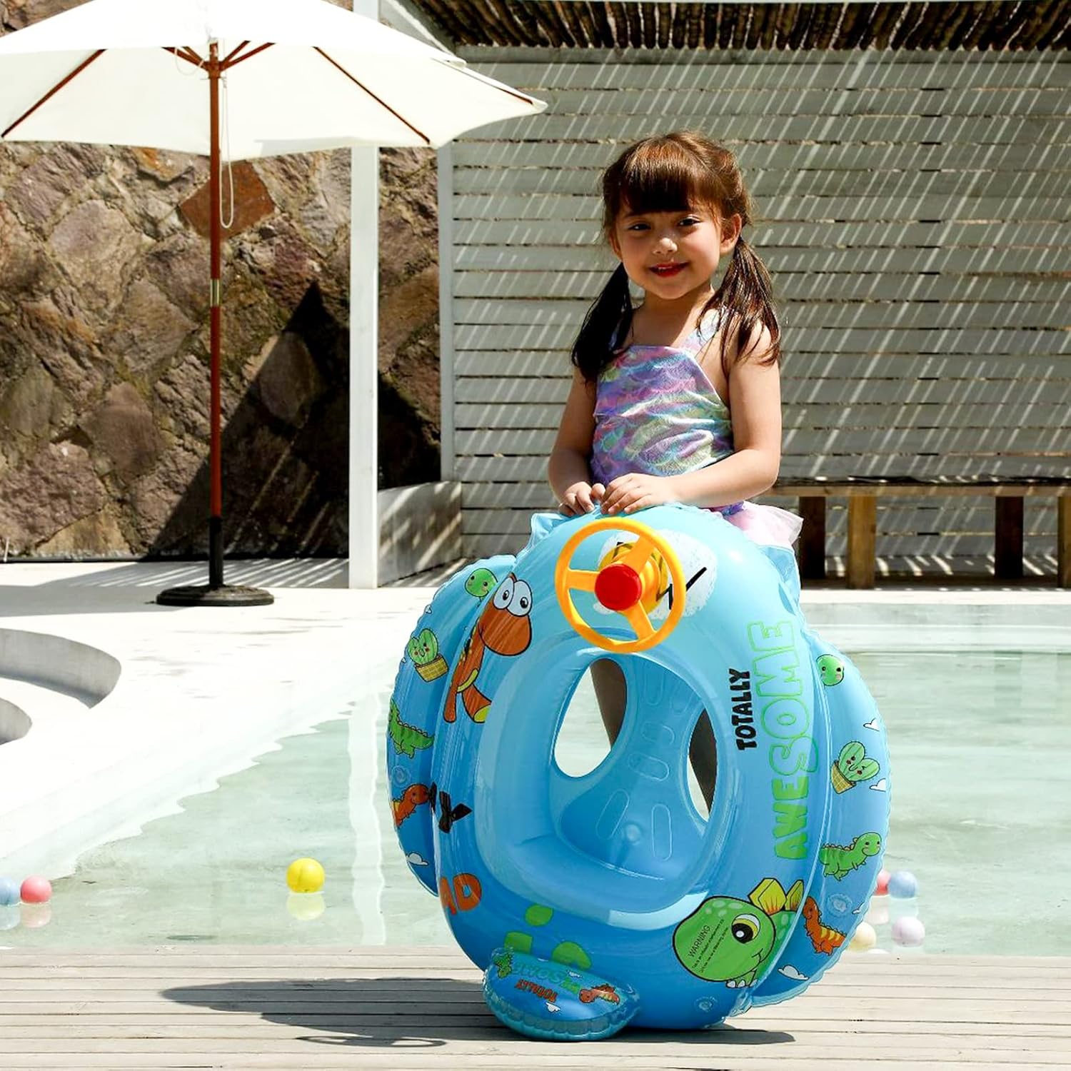 Baby Swim Float with Steering Wheel