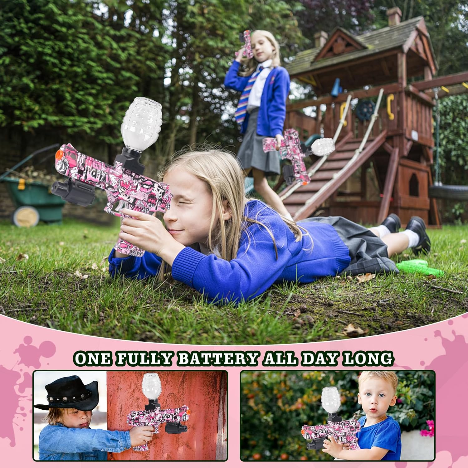 Gel Blaster Handgun + 1000 Gel Balls