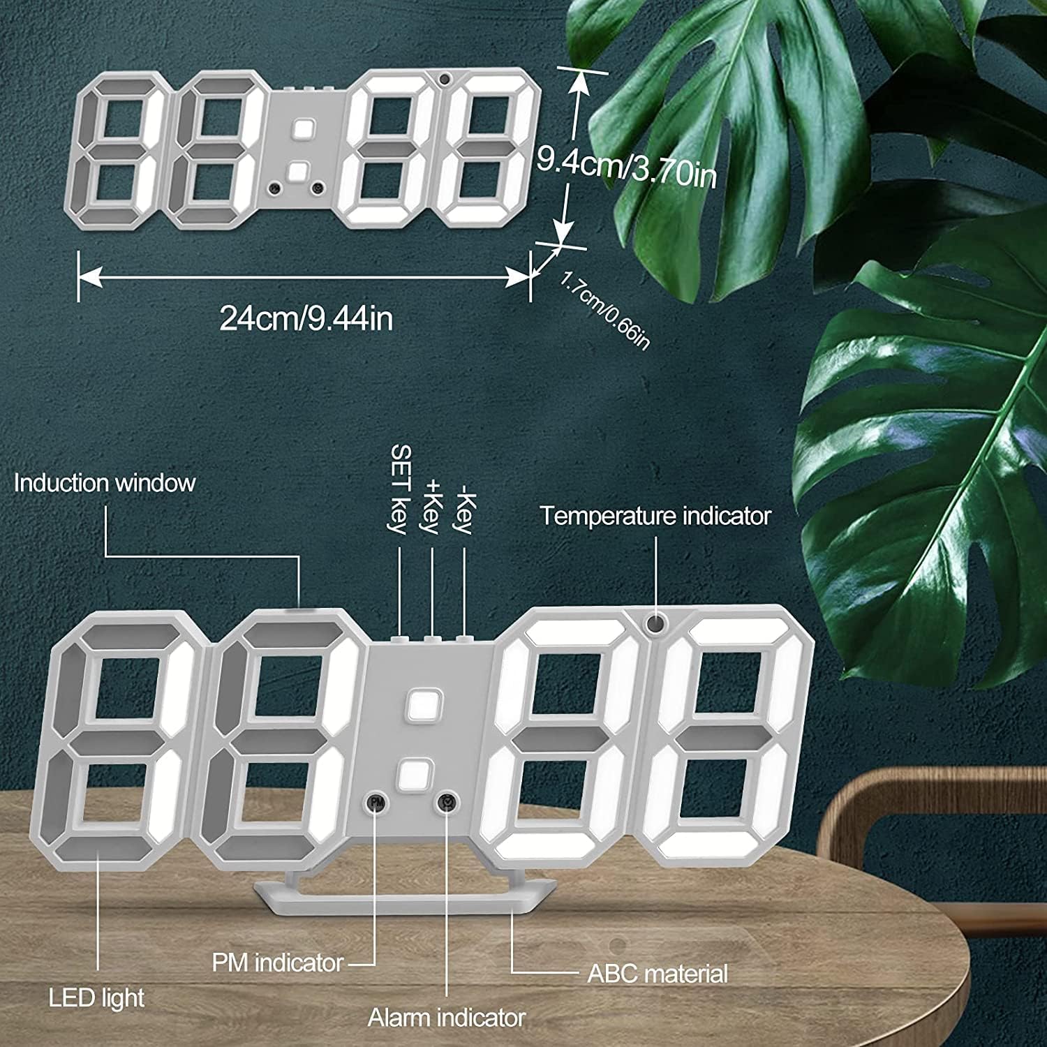 Multi-Function LED Clock