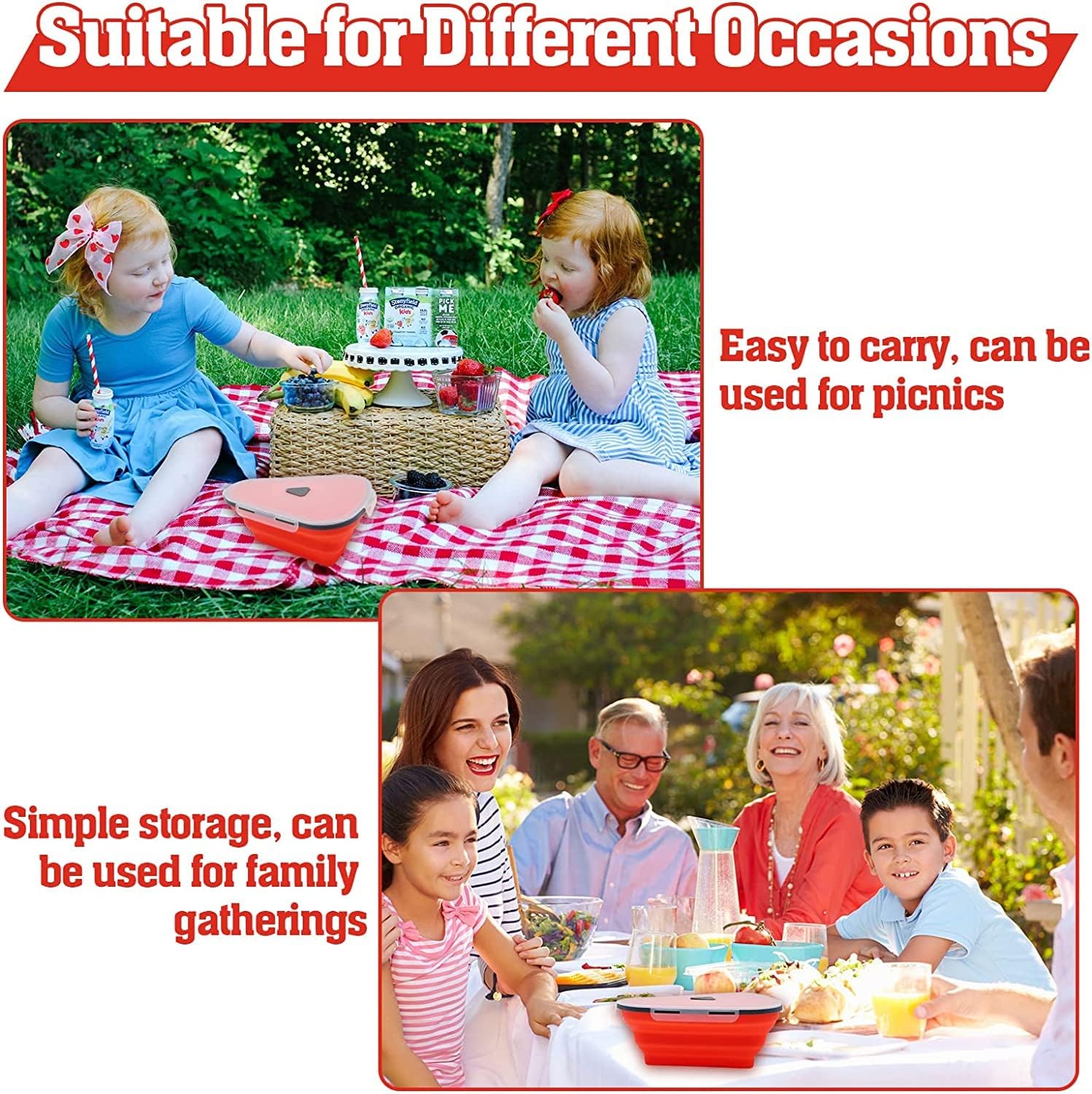 Adjustable Pizza Storage Container