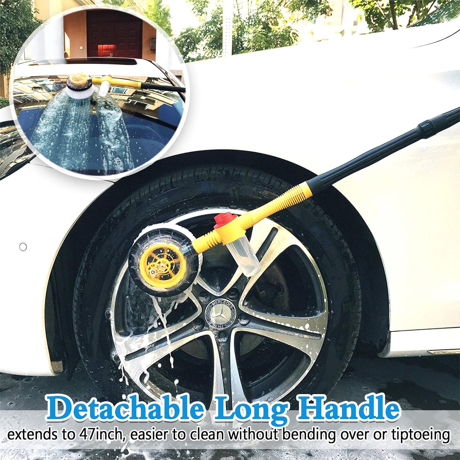 Car Wash Rotating Brush Kit